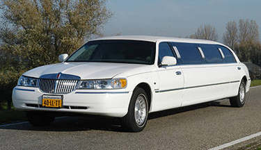 Lincoln superstreched limousines,lomos, Vrijhoeven trouwautos, Den Bosch