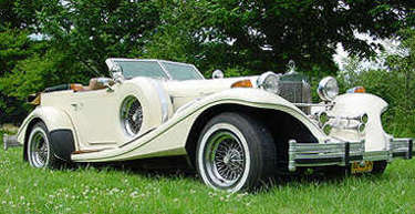 Excalibur SS Serie III, trouwauto,klassieker,oldtimer