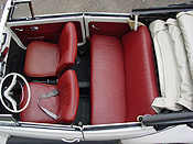 Interieur Volkswagen Kever Cabriolet, klassieker, trouwauto